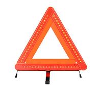 Uonlytech Warning Triangle Stand Foldable Safety Light for Car Roadside Emergency Red Reflective Tape As Reflector