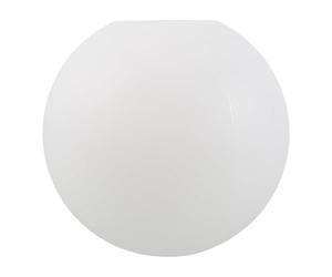 Uonlytech White Globe Lamp Shade with Soft Frosted Finish and Dual Installation Options, 20cm Pe Ceiling Sphere Light Cover for Dining Areas and Homes, Modern Minimalist Design