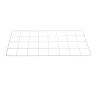 Uonlytech White Iron Wall Grid Panel 40x20cm for Hanging Decoration and Wall Collage, Photo Display Rack Suitable for Study Room and Windows, Metal Grid Organizer for Home Décor