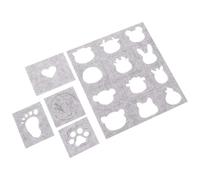 Uonlytech Wool Felting Molds for Needle Felting Templates 5pcs Felt Craft Tools Easy to Use Felt Shapes Including Palm Heart Feet Animal Hats and Needlework