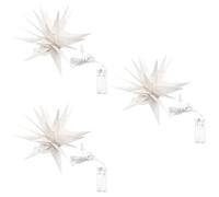 Uonlytech Xmas Glitter 3D Moravian Star Lamp - Christmas Light Hanging Outdoor Paper Star Lamp Shade