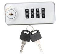 Uonlytech Zinc Alloy Dial Combination Camlock for Drawer and Cabinet Durable Metal Security Lock with Resettable Code Versatile Desk and Mailbox Lock for Office and Home Use