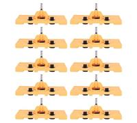 Uooduby 10 Set 35MM Cup Style Hinge Boring Jig Drill Guide Set Door Hole Template for