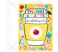 Uooduby 10pcs Teacher Gift Card Holders Teacher Appreciation Gifts Cards with Envelopes