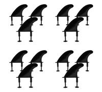 Uooduby 12Pcs Soft Top Surfboard Fins Sets for Softboard Paddle Board Surf Boards Accessories