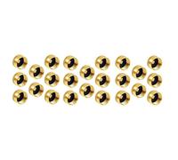 Uooduby 24PCS Solid Brass Propane Bottle Caps Suitable for All 1LB Gas Refill Tank Cylinder Sealed Protect Cap for Outdoor Stove