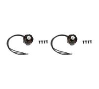 Uooduby 2X CW MT2204 2204 2300KV Brushless Motor Quadcopter 250 QAV250 for Mini 210 250MM Four Aircraft FPV,Black+Silver