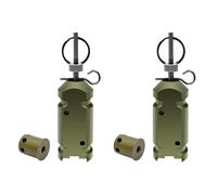 Uooduby 2X Perimeter Trip Wire Alarm Device 12 Gauge Accessories with 22 Option Early Warning Security System