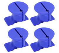Uooduby 4X Metal Stamping Fixture Strike Jig Handguard DIY for Steel Bench Block Hand Stamping - 7X7mm