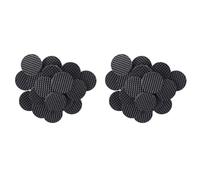 Uooduby 60 Pack Guitar Picks Non-Slip Grips Self Adhesive Guitar Picks Grips for Guitar Ukulele Mandolin Banjo(Only Grips)