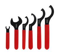 Uooduby 6pcs Coil Over Spanner Wrench Set for Suspension System Heavy Duty Adjustable Shock Wrench