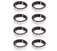 Uooduby 8pcs 1M Ribbon Magnet Magnetic Flexible Roller Strip Magnet Adhesive Strip 10x1.5mm