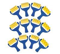 Uooduby Set of 12pcs Sponge Paint Roller Brush DIY Children Painting Brushes Kid Art Craft Painting Tool