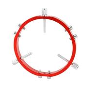 Uooduby Star Finder Mount 3-Point Astrophotography Guide Locking Rings forTelescope Mount Finder Pointer 120mm Red