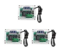 Uooduby W1209 DC 12V Digital Temperature Controller Board -50-110°C Electronic Temperature Temp Control Module Switch (3-Pack)