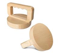 Uooduby Wood Block Printmaking Comfortable Ergonomic Handle forBlock Printing, Linocut, Crafting, Scrapbooking, Pack of2