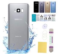 UooFide Back Glass Cover Compatible for Samsung Galaxy S8 Replacement 5.8-Inches SM-G950 All Carriers with Installation Manual + Repair Tool Kit (Arctic Silver)