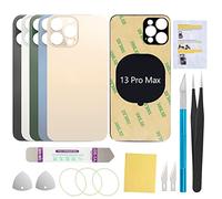 UooFide Back Glass Cover Replacement Compatible with iPhone 13 Pro Max 6.7-Inches All Carriers (Gold)
