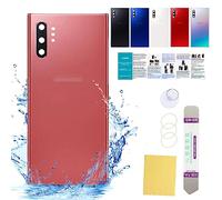 UooFide Compatible for Samsung Galaxy Note 10 Plus Back Glass Cover Replacement 6.8-Inches SM-N975U All Carriers with Installation Manual + Repair Tool Kit (Aura Pink)