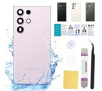 UooFide Compatible for Samsung Galaxy S23 Ultra Back Cover Replacement Glass 6.8-Inches SM-G918 All Carriers with Installation Manual + Repair Tool Kit (Lavender)