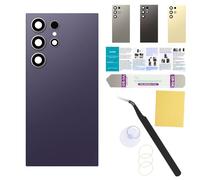 UooFide Compatible for Samsung Galaxy S24 Ultra Back Cover Glass Replacement 6.8-Inches SM-G928 All Carriers with Installation Manual + Repair Tool Kit (Titanium Violet)