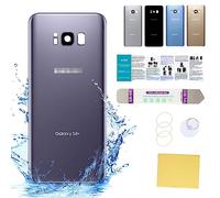 UooFide Compatible for Samsung Galaxy S8 Plus Rear Back Glass Cover Replacement 6.2-Inches SM-G955 All Carriers with Installation Manual + Repair Tool Kit (Orchid Gray)