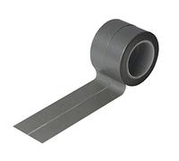 UOOOM 2pcs 10m x 15mm Decorative Washi Tape Masking Tape Adhesive Scrapbooking DIY Craft Gift (Gray)