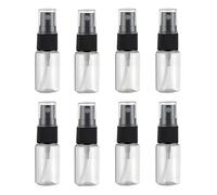 UOOOM 8pcs Atomiser Spray Bottle Set 10ml Transparent Plastic Empty Refillable Beauty Spray Bottle Fine Mist Travel Makeup Bottle (10ml)