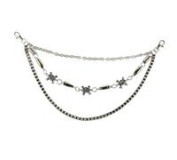 UOOOM Fashion Cool Pants Chain Punk Trousers Chain Triple Chains Jeans Wallet Chain Hip-hop Pants Key Chain Rock Non-mainstream Skull Waist Chain for Men (PK6003)