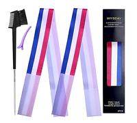 uoouoo Elastic Bands for Wig, Wig Band, Lace Melting Band, Lace Band Edge Band, Edge Wrap to Lay Edges, Wig Band for Melting Lace (Flag Color)
