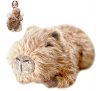 uoozii 20" | 4 Pounds Capybara Weighted Stuffed Animals with Removable Unscented Microwavable Pouch, Cute Coolable Warmable Weighted Plush Gift for Kids & Adults