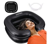 UOPIRHJ Portable Inflatable Hair Washing Basin for Bedridden - Wash Hair in Bed with Inflatable Shampoo Bowl.Hair Washing Basin for Elderly,Disabled,Injured,Ideal Inflatable Sink for Locs Detox