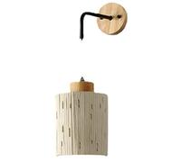 UOPYNE Japanese Wabi-sabi Style Wall Sconces, Creative Cylindrical Wall Lights, Rustic Indoor Cement Wall Lamp, Vintage Farmhouse Wall Lighting for Bedroom Living Room Vanity Hallway
