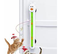 Uoqpty Automatic Cat Toy,Wall Mounted Exercise Flying Rope - Rechargeable Cat Enrichment Toys,for Kitchen Playroom Apartment Corner Play Area Alone Time