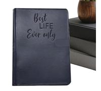 Uoqpty Binder Notebook - A6 Lightweight Long-Lasting Organizer Book,Flyers Binder - for Husband Son Daughter Family Women Boys Girls Youth Teens Wife