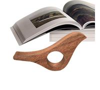 Uoqpty Book Finger Page Holder - Bird Shape Thumb Book Page Holder Wooden - Thumb Ring Reading Book Assistant with A Finger Ring, for Reading Accessories