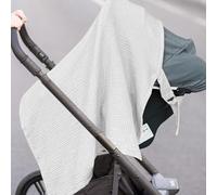 Uoqpty Breastfeeding Cover - Breathable Baby Nursing Poncho | Feeding Shawl Cotton for Mothers Shopping Malls Parks New Parents Public Space Car Picnic Camping