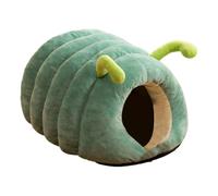 Uoqpty Cat House Cat Tent, Pet Semi-covered Winter Bed, Soft Plush Cat House Bed Anti-Slip Warming Puppy House for Small Pets Dogs Medium