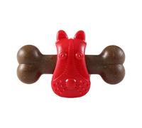 Uoqpty Chew Toys - Bone Shape Puppy Slow Feeder | Dog Teething Treat Dispenser for Mental Stimulation Feed Training Boredom Relief Outdoor Indoor Playtime Fun