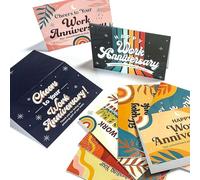 Uoqpty Employee Appreciation Cards, Thank You Cards for Employee - Funny Inspirational Stationery Notes with Envelopes for Offices Team Teacher Kids Students Staff Home Coworkers