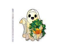 Uoqpty Ghost Ornaments for Tree - Reading Ghost Halloween Tree Ornaments - Bag Charm Home Decor Halloween Decorations for Car Door Window Balcony Shop Wall Fireplace Party Favors Hotel