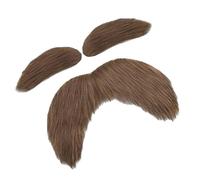 Uoqpty Halloween Costume Mustache,Self-Adhesive Halloween Cosplay Props | Realistic Facial Hair Party Outfits | for Women Cosplayers Party Carnival Masquerades School Plays Photoshoot