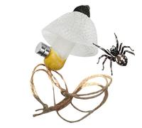 Uoqpty Jumping Spider Accessories, Reptile Tank Magnetic Mushroom Decoration, Jumping Spider Playing Ledges, for Playing Climbing Resting Terrarium Aquarium Enclosure Habitat Room Landscape