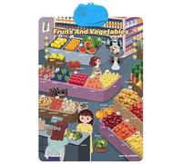 Uoqpty Kids Learning Posters,Fun Interactive Learning Toys with Sound - Kids Reading Tools - for Holiday Birthday Home Indoor Outdoor Classroom School Social Situations Daily Family Time Desktop