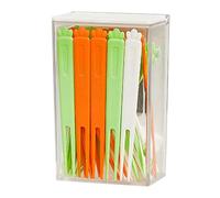 Uoqpty Magnetic Pen Holder for Fridge - Clear Multi-functional Storage Organization - Fridge Magnetic Containers | for Notes Bills Pen Home Kitchen Wall Classroom School Teacher Boys