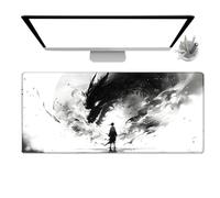 Uoqpty Oversize Mice Desk Pad | Mice Mat Professional Oversize Mousepad | Game Playing Accessories Exquisite Laptop Desk Pad for Study Work Entertainment Play