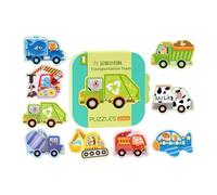 Uoqpty Puzzle Kids,Early Learning Cartoon Toys | Children's Puzzles - for 3-5 Years Old Girl Christmas Stocking Stuffers Travel Party Classroom Preschool Boys