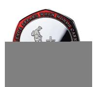 Uoqpty Remembrance Commemorative Badge - Collect Commemorative Coin | Offices Supplies for Numismatic Educational Collection Display Celebrations Ceremonies Special Occasions