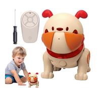 Uoqpty Robot Puppy,Interactive Puppy Toy with Music & Light - Speaking Learning Toy,for Kids Boys Girls Adults Boredom Relief Birthday Christmas Easter