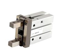 UOQQM 10D 16D 20D 25D 32D 40D Double Acting Air Gripper Pneumatic Finger Cylinder Type Aluminium Clamps Bore 10-40mm